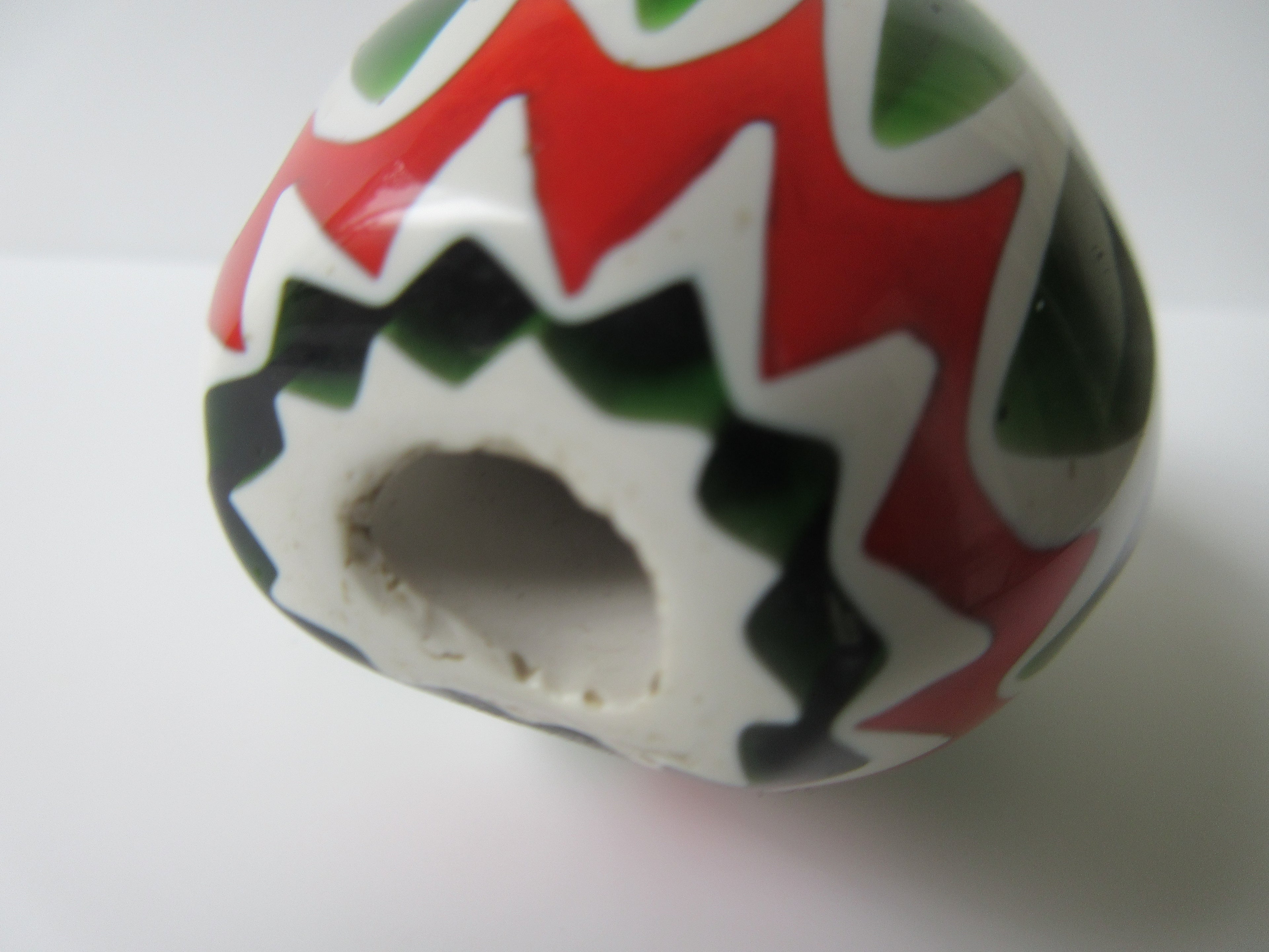 Six-Layer Venetian Chevron Trade Bead Collectible